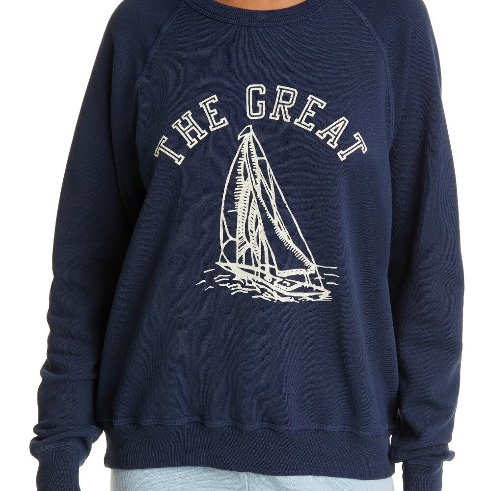 The Great. The College Boat Sweatshirt Size 0